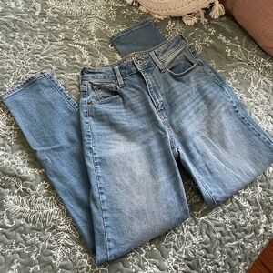 Arizona Jean Co Medium Wash Straight Leg Jeans Stretch Denim | Size 0